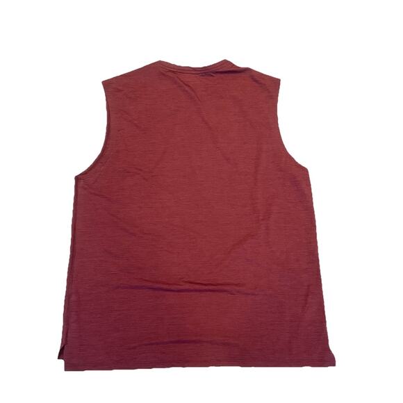 DSG Men’s XL Sleeveless Muscle Tank Top Maroon Red Moisture Wicking Gym Workout - Picture 6 of 6